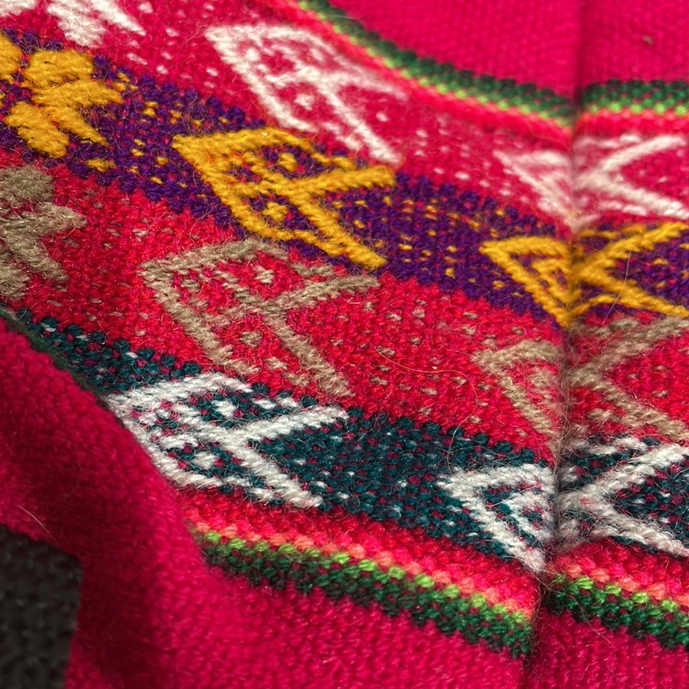 Peruvian Mini colorful Backpack - Picture 7 of 8
